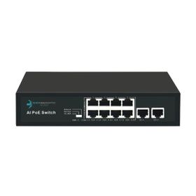 ODS 08ODS-8P2U 8 Port +2 Uplink 96 W Full PoE 10-100 Yönetilemez Switch