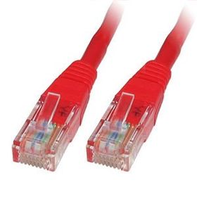 ODS CAT6 Utp LSZH Saf Bakır Kırmızı 0.3 m Patch Kablo