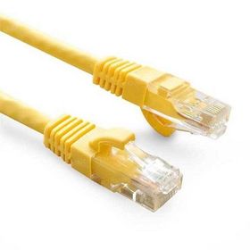 ODS CAT6 Utp LSZH Saf Bakır Sarı 1 mt Patch Kablo