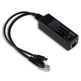 Odseven RJ45 Güç Ayırıcı 12W 5V 2.4 Amp PoE Splitter Micro USB Dönüştürücü