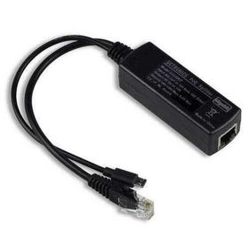 Odseven RJ45 Güç Ayırıcı 12W 5V 2.4 Amp PoE Splitter Micro USB Dönüştürücü