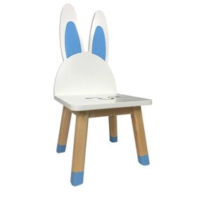Odun Concept Tavşanlı Doğal Ahşap Çocuk Aktivite Sandalyesi