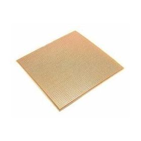 Oem 12.5x12.5 cm Delikli Bakır Plaket Levha