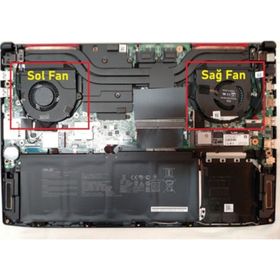 OEM Asus FX503VD Sağ V1 Fan