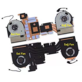Oem Asus GL703VM-GC035T Sol V2 Uyumlu Laptop İşlemci Fan