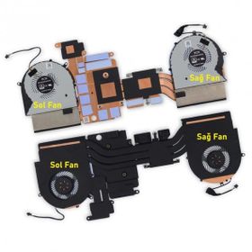 Oem Asus GL703VM-GC035T Sol V2 Uyumlu Laptop İşlemci Fan