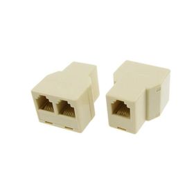 OEM RJ 45 8 Pin 1 Dişi to 2 Dişi İnternet Dağıtıcı Çoğaltıcı