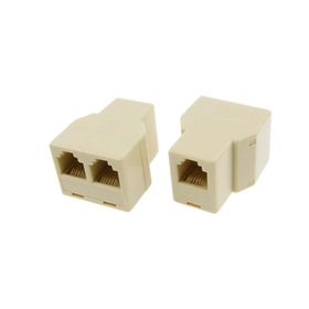 OEM RJ 45 8 Pin 1 Dişi to 2 Dişi İnternet Dağıtıcı Çoğaltıcı