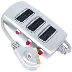 OEM Scart Dağıtıcı 3'lü Silver Butonlu