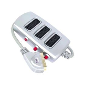 OEM Scart Dağıtıcı 3'lü Silver Butonlu