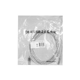 OEM USB250 5 mt Şeffaf USB Yazıcı Kablosu