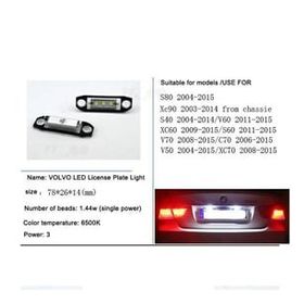 OEM Volvo C70 2006-2015 Plaka Ledi