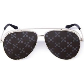 Off-White Oeri14k 62 7272 Gri Metal Erkek Güneş Gözlüğü