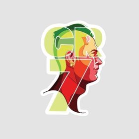 Offo Cr7 Beyaz Laptop Sticker