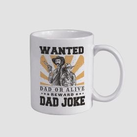 Offo Dad Joke Temalı Beyaz 300 ml Bardak Kupa
