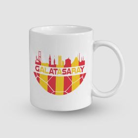 Offo Galatasaray Aşkı Temalı Beyaz 300 ml Bardak Kupa