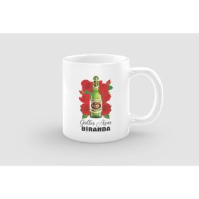 Offo Güller Açar Biranda Esprili Beyaz 300 ml Bardak Kupa