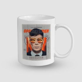 Offo Oppenheimer Filmi Tasarımlı Beyaz 300 ml Bardak Kupa
