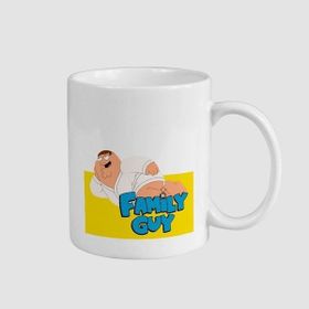 Offo Peter Griffin Family Guy Tasarımlı Beyaz 300 ml Bardak Kupa