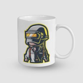 Offo Pubg Karakteri Tasarımlı Beyaz 300 ml Bardak Kupa