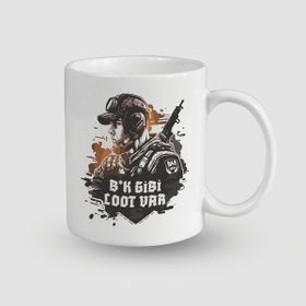 Offo Pubg Loot Esprili Beyaz 300 ml Bardak Kupa