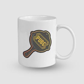 Offo Pubg Tava Tasarımlı Beyaz 300 ml Bardak Kupa