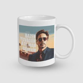 Offo Robert Downer Jr. Tasarımlı Beyaz 300 ml Bardak Kupa