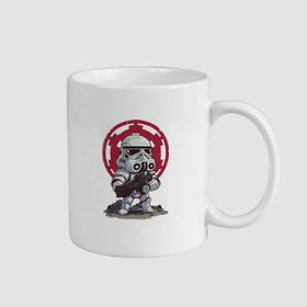 Offo Star Wars Clone Troopers Tasarımlı Beyaz 300 ml Bardak Kupa
