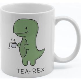 Offo Tea-Rex Tasarımlı Beyaz 300 ml Bardak Kupa