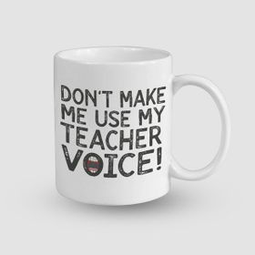 Offo Teacher Voice Esprili Beyaz 300 ml Bardak Kupa