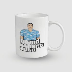 Offo Tommy Vercetti Gta Tasarımlı Beyaz 300 ml Bardak Kupa