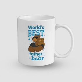 Offo World's Best Father Tasarımlı Beyaz 300 ml Bardak Kupa