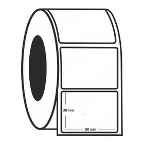 Ofis 30x50 mm 500'lü Pp Opak Rulo Barkod Etiketi