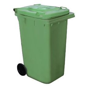 Ofisostim RAL 6020 240 lt Yeşil Çöp Konteyneri