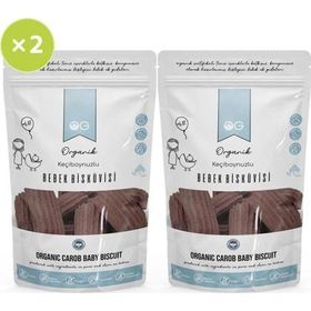 Og Natural Organik Keçiboynuzlu 2x150 gr Bebek Bisküvisi