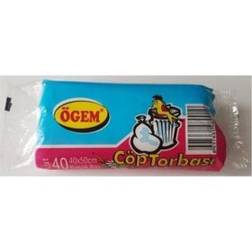 Ögem Küçük Boy Beyaz 40 x 50 cm Çöp Torbası (10 adet)