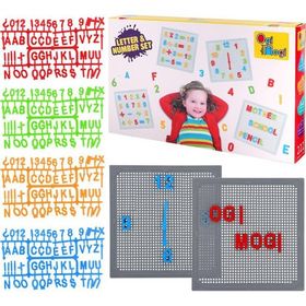 Ogi Mogi Toys 220 Parça Karışık Desenli Harf ve Rakam Seti