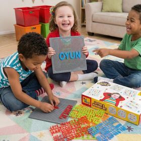 Ogi Mogi Toys 220 Parça Karışık Desenli Harf ve Rakam Seti