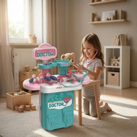 Ogi Mogi Toys 2'si 1 Arada Sırt Çantası Doktor Oyun Seti