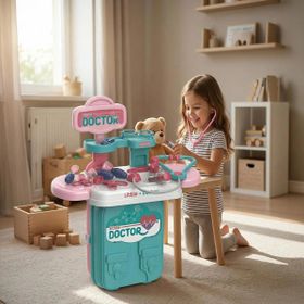Ogi Mogi Toys 2'si 1 Arada Sırt Çantası Doktor Oyun Seti