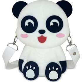 Ogi Mogi Toys Silikon Beyaz Panda Omuz Çantası
