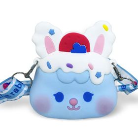 Ogi Mogi Toys Silikon Mavi Tavşan Omuz Çantası