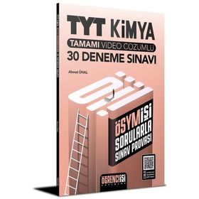 Öğrenci İşi Yayınları TYT Kimya Tamamı Video Çözümlü 30 Deneme Sınavı