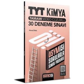 Öğrenci İşi Yayınları TYT Kimya Tamamı Video Çözümlü 30 Deneme Sınavı
