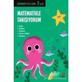 Öğrenmeye İlk Adım 3 Yaş - Matematikle Tanışıyorum - Erdem Çocuk Yayınları