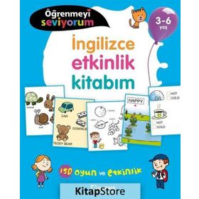 Öğrenmeyi Seviyorum - İngilizce Etkinlik Kitabım 3-6 Yaş Uçanbalık Yayıncılık
