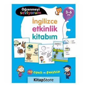 Öğrenmeyi Seviyorum - İngilizce Etkinlik Kitabım 3-6 Yaş Uçanbalık Yayıncılık