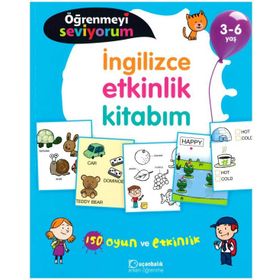 Öğrenmeyi Seviyorum - İngilizce Etkinlik Kitabım 3-6 Yaş Uçanbalık Yayıncılık