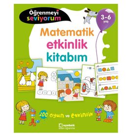 Öğrenmeyi Seviyorum - Matematik Etkinlik Kitabım 3-6 Yaş Uçanbalık Yayıncılık