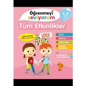 Öğrenmeyi Seviyorum Tüm Etkinlikler 3-4 Yaş Kolektif Uçanbalık Yayınları